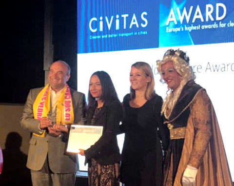 Bella Mossa wins Civitas award.